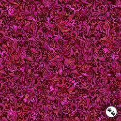 In The Beginning Fabrics Prism II Swirls Magenta