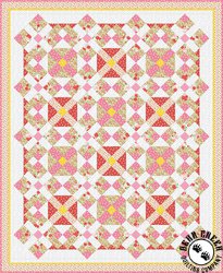 Fleurette Pink Free Quilt Pattern