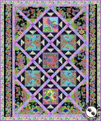 Rainbow Flight (Purple) Free Quilt Pattern