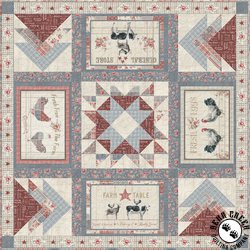 Farmhouse Chic Table Topper Free Quilt Pattern