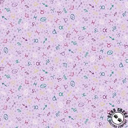 Andover Fabrics Luna Zodiac Purple Andover Fabrics Luna Zodiac Purple