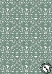 Lewis and Irene Fabrics The Water Gardens Serenity Forest Green Lewis and Irene Fabrics The Water Gardens Serenity Forest Green