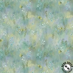 Clothworks Serenity Meadow Mint Clothworks Serenity Meadow Mint