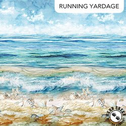 Northcott The Great Outdoors Coastal Ombre Blue/Multi