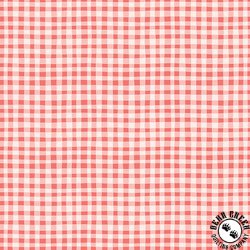 Riley Blake Designs Clover Farm Gingham Tea Rose