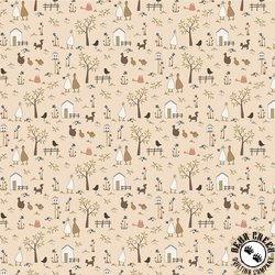 Windham Fabrics Petite Jeanne Prairie Walk Blush