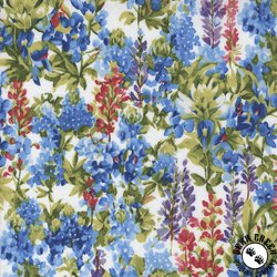 Moda Wildflowers Bluebonnets Cloud Moda Wildflowers Bluebonnets Cloud