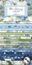 Blue Harmony Strip Roll by Wilmington Prints