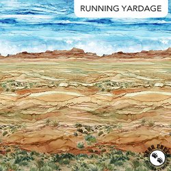 Northcott The Great Outdoors Desert Ombre Rust/Multi