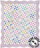 Lazy Daisy Baskets - Pinwheel Posies Free Quilt Pattern by Robert Kaufman Fabrics