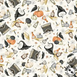 P&B Textiles Hocus Pocus Halloween Toss Cream P&B Textiles Hocus Pocus Halloween Toss Cream