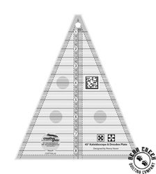 Creative Grids 45 Degree Kaleidoscope/Dresden Plate Triangle Ruler Creative Grids 45 Degree Kaleidoscope/Dresden Plate Triangle Ruler
