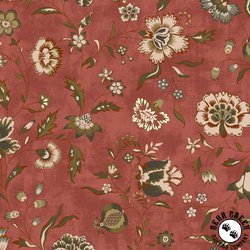 Windham Fabrics Garden Tale Flourish Pomegranate