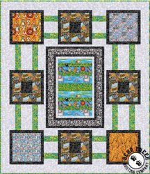 Jungle Buddies II Free Quilt Pattern