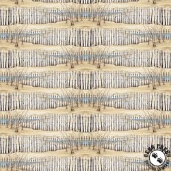 Blank Quilting Ocean Oasis Beach Fence Sand