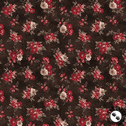 Windham Fabrics Rory Rich Bouquets Cocoa