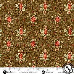 Andover Fabrics Autumn Woods Cornucopia Brown