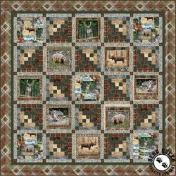 Wild Thing Cabin In The Woods Free Quilt Pattern