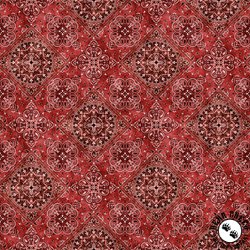 QT Fabrics Got Your Back 108 Inch Wide Backing Fabric Bandana Red