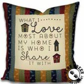 Bless This Home Free Pillow Patterns by Henry Glass & Co., Inc.