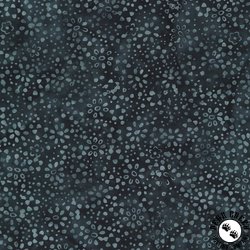 Anthology Fabrics Daisy Dots Batik Shades of Grey