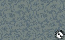 Maywood Studio Dark and Stormy Scroll Blue