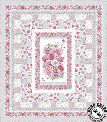 Blush Garden Queen Free Quilt Pattern