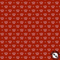 Andover Fabrics Cozy House Little Cutie Garnet