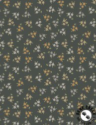 Wilmington Prints Patch of Sunshine Small Floral Dark Gray