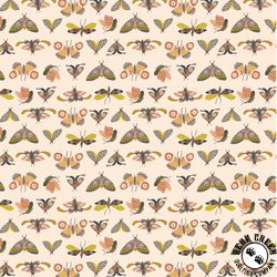 Windham Fabrics Under the Canopy Moonlit Moths Blush