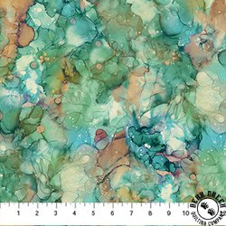 Northcott Autumn Breeze Large Texture Medium Teal