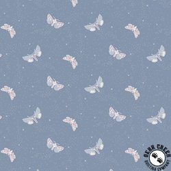 Lewis and Irene Fabrics Evenfall Twilight Blue Grey