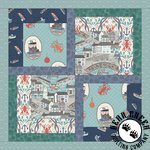 Harbour Side Free Cushion Pattern by Lewis and Irene Fabrics