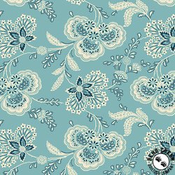 Andover Fabrics Lighthouse 108 Inch Wide Backing Fabric Allium Wide Splash