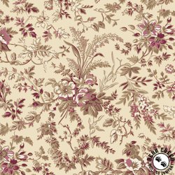 Marcus Fabrics Gentry's Mill 108 Inch Wide Backing Fabric Flowery Branches Pink