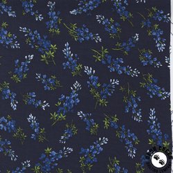 Moda Wildflowers Bluebonnet Toss Indigo Moda Wildflowers Bluebonnet Toss Indigo
