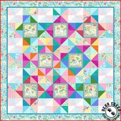 Adventures of Sweet Tweet and Bunny I Free Quilt Pattern