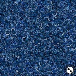 QT Fabrics Deep Sea Dazzle Waves Texture Navy QT Fabrics Deep Sea Dazzle Waves Texture Navy