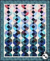 Watercolor Blossoms Dutch Braid Free Quilt Pattern