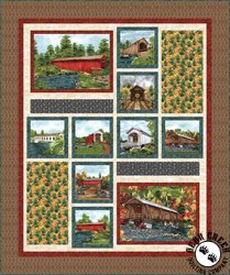 Covered Bridges I Free Quilt Pattern