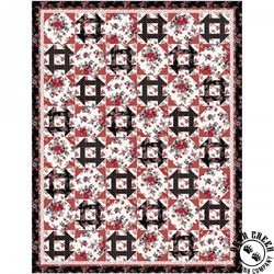 Ruby Dash of Flowers Free Quilt Pattern