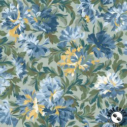 Maywood Studio Willoughby Packed Floral Blue Maywood Studio Willoughby Packed Floral Blue