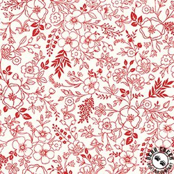 Maywood Studio Kimberbell Star Spangled Beauty Toile Red