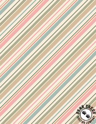 Wilmington Prints Blessed by Nature Stripe Multi