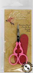 Victorian Style Embroidery Scissors - PINK