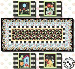 Birds 'n Bees Free Table Set Pattern by Henry Glass & Co., Inc. Birds 'n Bees Free Table Set Pattern by Henry Glass & Co., Inc.