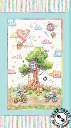 P&B Textiles Whiskerville Treehouse Panel P&B Textiles Whiskerville Treehouse Panel