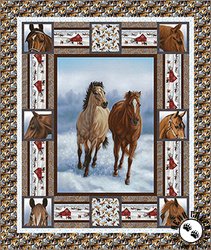 Horse Whisperer Free Quilt and Pillow Pattern