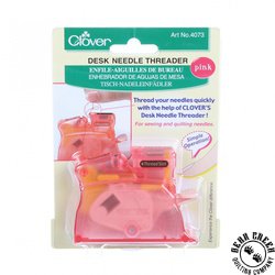 Clover Desk Needle Threader - PINK Clover Desk Needle Threader - PINK