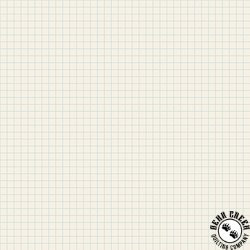 Blank Quilting Science Lab Graph Paper Ivory